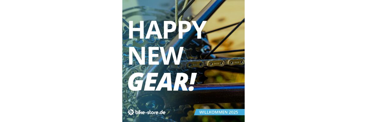 Happy New Year 2025 vom bike-store - Happy New Year 2025 – Starte mit dem bike-store durch!