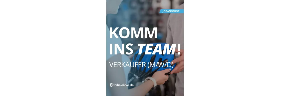 Werde Teil unseres Teams in Haßfurt und Bamberg – Verkäufer (m/w/d) gesucht! - Verkäufer (m/w/d) gesucht – Dein Job im bike-store Haßfurt / Bamberg
