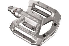 SHIMANO FLAT PEDAL PG-GR500 SILBER O.REFLEKTOREN