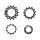 SRAM Kassettenritzel-Satz XG-899 für 7 bis 10fach 11T, 13T, 15T, inkl. Lockring