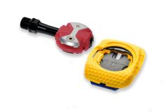 Speedplay Zero Pedalsystem inkl. Walkable Cleats rot / CrMo