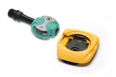 Speedplay Zero Pedalsystem inkl. Walkable Cleats celeste / CrMo