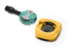 Speedplay Zero Pedalsystem inkl. Walkable Cleats celeste / CrMo
