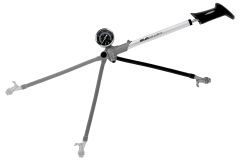 GIYO Federbeinpumpe mit Manometer bis 21 bar