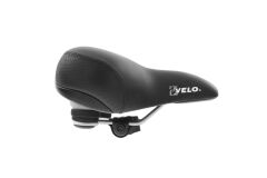 VELO Sattel "SAFETY" schwarz