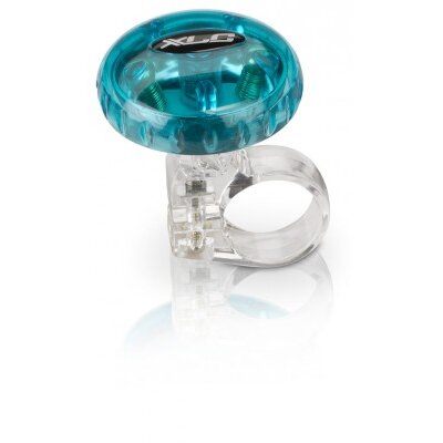XLC Fahrradglocke DD-M12 | blau transparent, Ø 36 mm