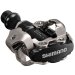 Shimano PDM540 SPD Pedale o.Reflektor(03) Mit Schuhplatten Schwarz