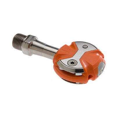 Speedplay Zero Pedalsystem inkl. Walkable Cleats orange / CrMo