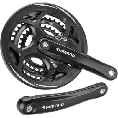 SHIMANO KURBELGARN. 48X38X28-175 SCHW. (07) 4-KANT,HG,M.KSR,F.K-SCHÜTZER