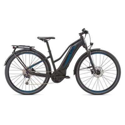 Liv Amiti-E+ 1 E-Bike Trekking 2019 | Black-Chameleonblue Matt-Gloss