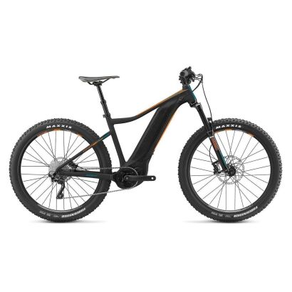 Giant Fathom E+ 3 Power 29er E-Bike Hardtail 2019 | Black-Neonorange-Petrolblue Matt