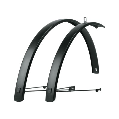SKS Trekkingbleche EDGE AL | 28", 46mm, schwarz matt, Aluminium