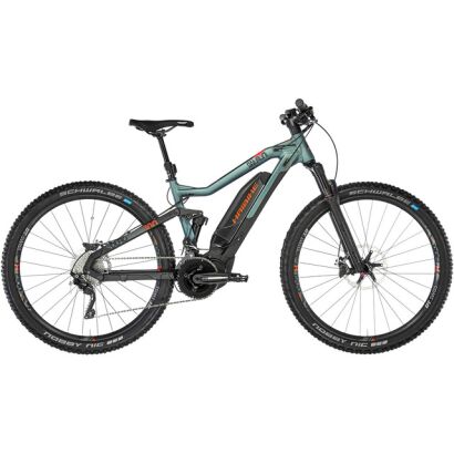 Haibike SDURO FullNine 8.0 E-Fully 2019 | Olive/Carbon/Orange matt