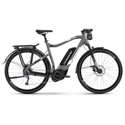 Haibike SDURO Trekking 3.5 Herren E-Bike 2019 | Grau/Weiß/Schwarz matt