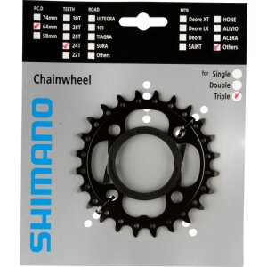Shimano KETTENBLATT 24Z MIT KETTENSCHU