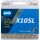 Schaltungskette KMC X10SL Ti-N Gold 1/2" x 11/128", 114 Glieder,5,88mm,10-f.