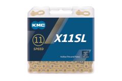 Schaltungskette KMC X11SL Ti-N Gold 1/2" x...