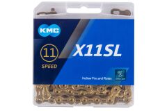 Schaltungskette KMC X11SL Ti-N Gold 1/2" x...