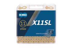 Schaltungskette KMC X11SL Ti-N Gold 1/2" x...