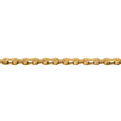 Schaltungskette KMC X11EL Ti-N Gold 1/2" x 11/128", 118 Glieder,5,65mm,11-f.