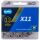 Schaltungskette KMC X11 silber/schwarz 1/2" x 11/128", 114 Glieder,5,65mm,11-f.