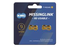 Missinglink KMC 9R Ti-N Gold 2 Stück f. Ketten...