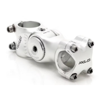 XLC A-Head Vorbau ST-M02 Alu silber,-40/+40°, 1...