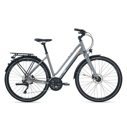 Liv Allure RS 2 Damen Trekkingrad 2020 | Titaniumgrey / Reflectiveorange Satin