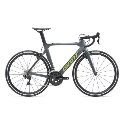 GIANT Propel Advanced 2 Aero-Rennrad 2020 | Charcoalgrey / Green Matt-Gloss
