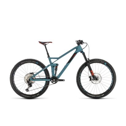 Cube Stereo 140 HPC Race 27.5 MTB Fully 2020 | bluegrey´n´red