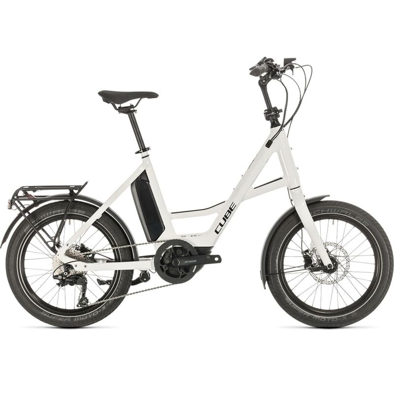 Cube 20 Compact Sport Hybrid E-Bike 2020 | white´n´black