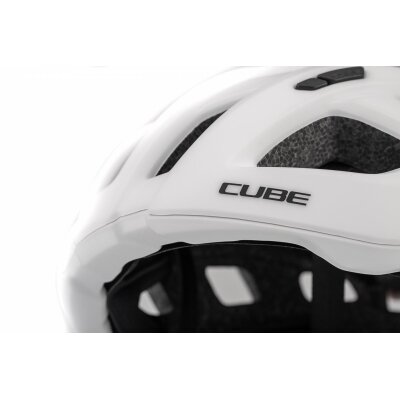 CUBE Helm ROAD RACE white S (49-55)