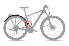 ACID Schutzblech MTB 60 26" mit Streben black