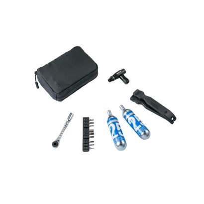 GIANT Quick Fix Kit MTB Tasche, Ratsche, Reifenheber, CO2 Pumpe inkl. 2 Kartuschen