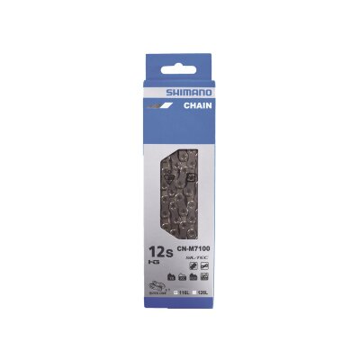 Shimano Schaltungskette M 7100 | 126 Glieder, 12-fach, silber