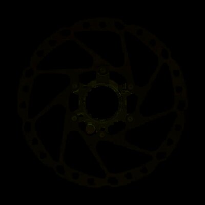 SHIMANO BREMSSCHEIBE RT-EM600 180 MM MIT LOCK-RING AUSSENVERZAHNUNG