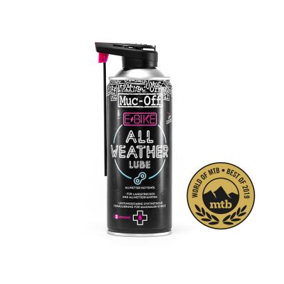 Muc Off E-Bike All Weather Chain Lube 400ml (German Version) pink
