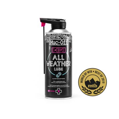 Muc Off E-Bike All Weather Chain Lube 400ml (German Version) pink