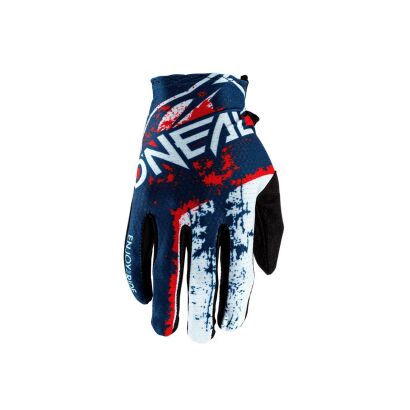Oneal MATRIX Glove IMPACT blue/red S/8