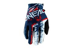 Oneal MATRIX Glove IMPACT blue/red S/8