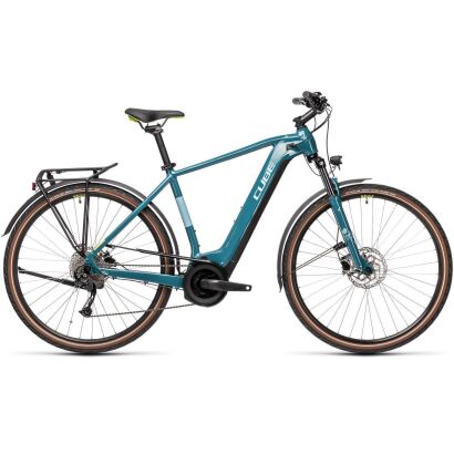Cube Touring Hybrid ONE 500 Trekking E-Bike 2021 | blue´n´green