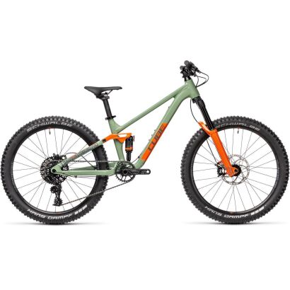 Cube Stereo 240 Pro Kinderrad 2022 | olive´n´orange