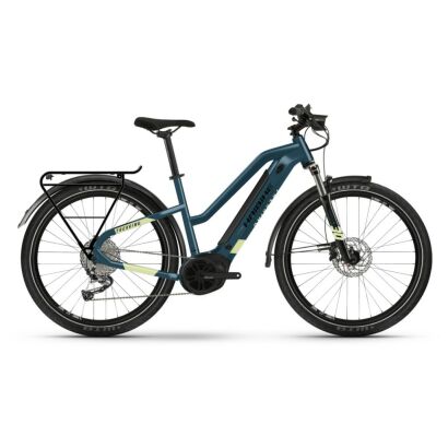Haibike Trekking 5 i500Wh E-Bike Low Standover 9G Aliv. 2022 | blue/canary