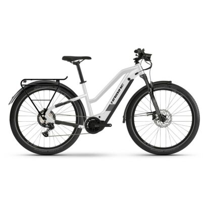Haibike Trekking 8 i630Wh E-Bike Low Standover 12-G XT 2021 | sparkling white