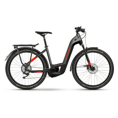 Haibike Trekking 9 i625Wh E-Bike Low Step 11-G Deore 2022 | anthracite/red