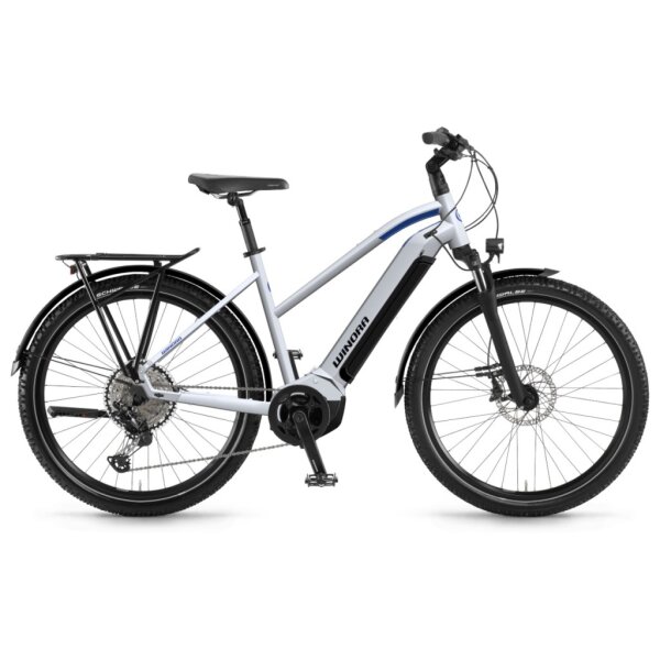 Winora Yucatan 12 630Wh Trapez Trekking E-Bike 2026 | Winterwhite