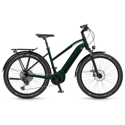 Winora Yucatan 10 630Wh Trapez Trekking E-Bike 2025 | Emerald matt