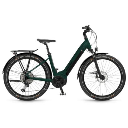 Winora Yucatan 10 630Wh Tiefeinsteiger Trekking E-Bike 2025 | Emerald matt
