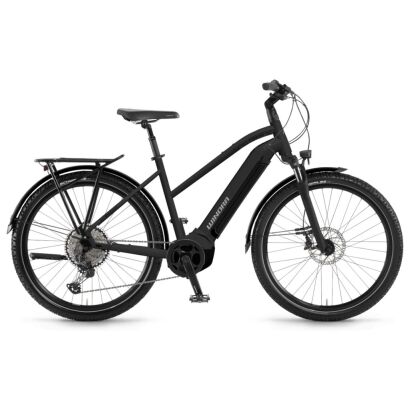 Winora Yucatan 12 Pro 630Wh Trapez Trekking E-Bike 2025 | Schwarz matt