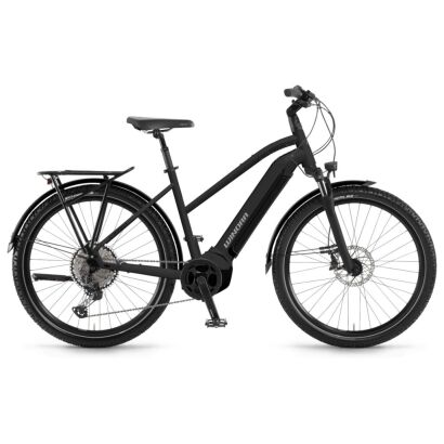 Winora Yucatan 12 Pro 630Wh Trapez Trekking E-Bike 2026 | Schwarz matt